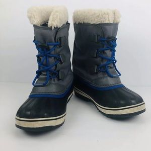 Sorel Yoot Pac Nylon Snow Rubber Duck Boots Winter Waterproof Woman Size 5